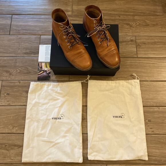 VIBERG 2030 11.5 E Service Boot Unlined HRWN Natural Dublin (with box) - Picture 1 of 9